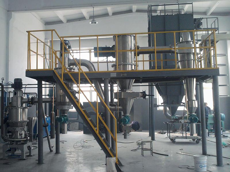 Lithium Manganate Superfine Grinding Production Line Of a New Material Company In Qingdao