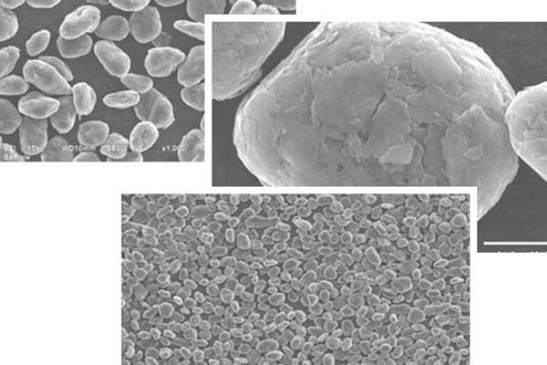 Spheroidizing process of natural flake graphite